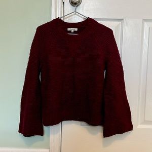 Bell sleeve MADEWELL sweater with Alpaca wool